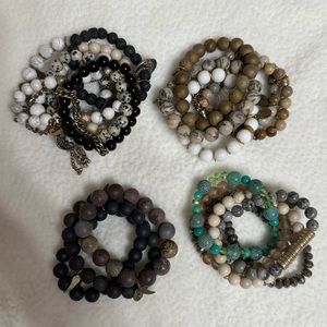 Omi Bead Bracelets Stacks